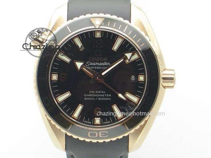 0417 Fashionable Seamaster Diver 300M ZF 1:1 Best Edition Blue Ceramic Blue Dial on Blue Rubber Strap A 7822